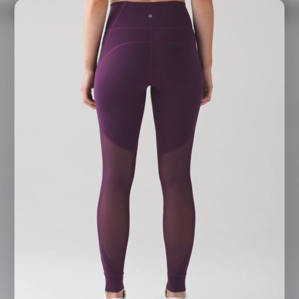 Lululemon Hot Like Agni Pant Leggings - Darkest Magenta